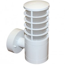 Φωτιστικό Απλίκα με Σκίαστρο 1xΕ27 Αλουμινίου Λευκό IP44 9-71110